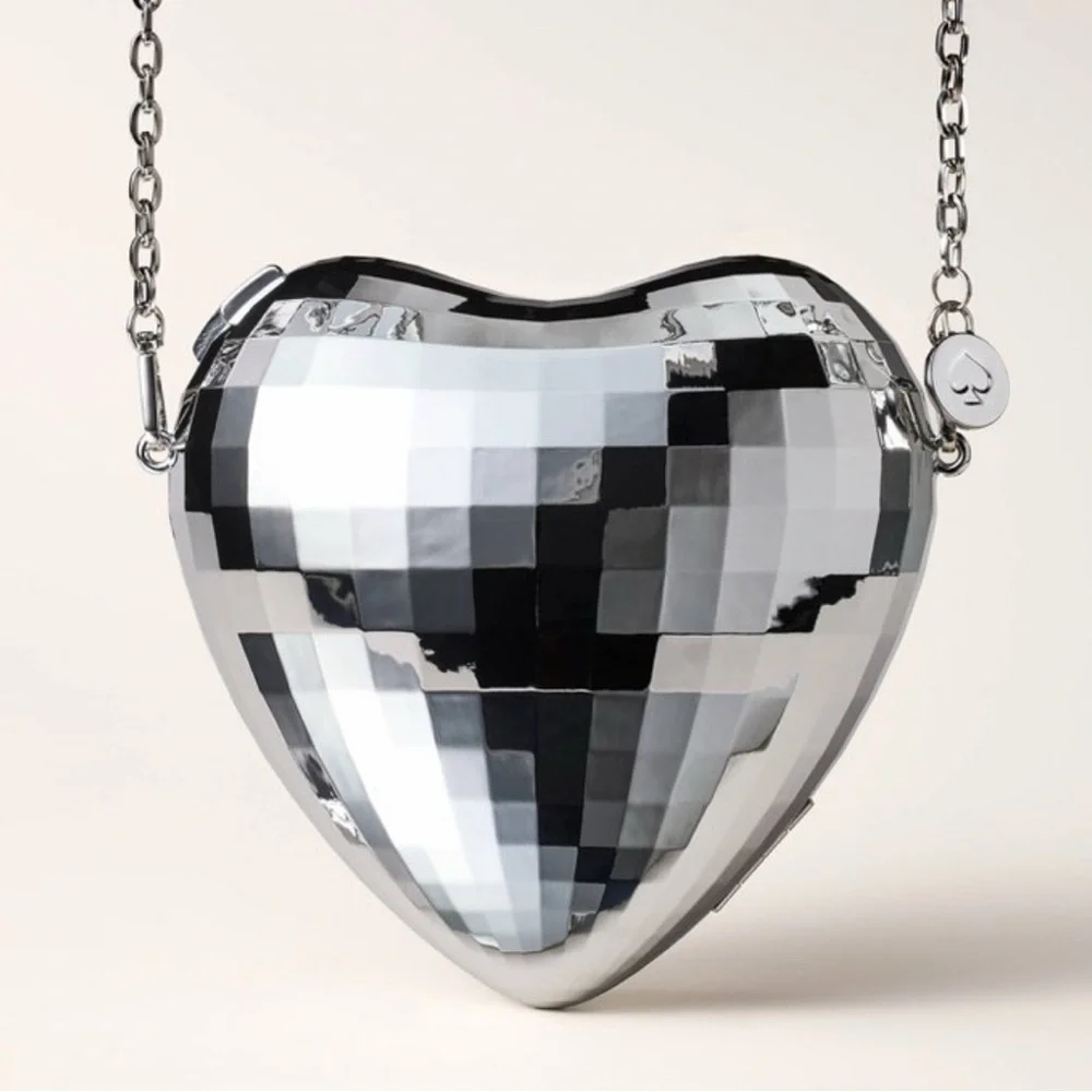 kate spade x Target Disco Heart Crossbody Bag NWT